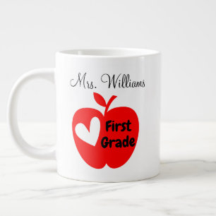 Personalisiert Teacher Abschluss Geschenk zurück a Jumbo-Tasse