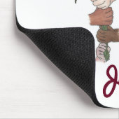 Personalisiert Teacher Blume Bouquet Mousepad (Ecke)