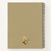 Personalisiert Teacher Book Owl School Notebook Notizblock (Rückseite)