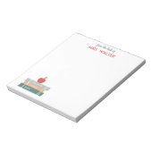 Personalisiert Teacher Editor Bücher und Apple Notizblock (Rotiert)
