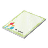 Personalisiert Teacher Editor Notizblock (Rotiert)