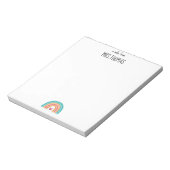 Personalisiert Teacher Editor Notizblock (Rotiert)