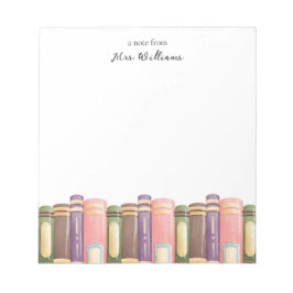 Personalisiert Teacher Editor Notizblock