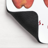 Personalisiert Teacher Geschenk Apfeläpfel Mousepa Mousepad (Ecke)