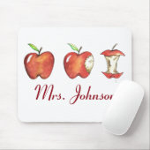 Personalisiert Teacher Geschenk Apfeläpfel Mousepa Mousepad (Mit Mouse)