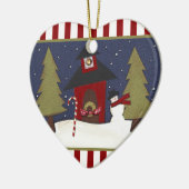 Personalisiert Teacher Holiday Geschenk Keramik Ornament (Links)