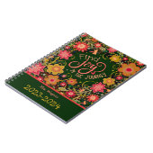 Personalisiert Teacher Join in Journey Hübsch Flor Notizblock (Linke Seite)