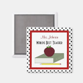 Personalisiert Teacher Magnet (Vorderseite/Rückseite)