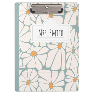 Personalisiert Teacher Notebook - Individuelle Nam Klemmbrett