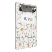 Personalisiert Teacher Notebook - Individuelle Nam Mini Klemmbrett (Schrägansicht)