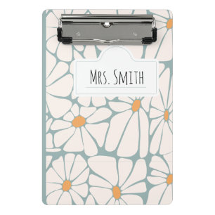 Personalisiert Teacher Notebook - Individuelle Nam Mini Klemmbrett