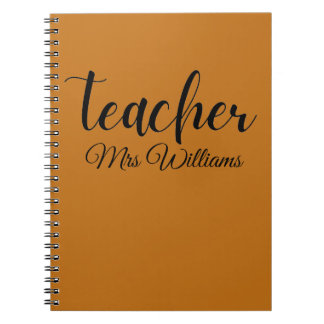 Personalisiert Teacher-Notebook Notizblock