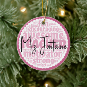 Personalisiert Teacher Ornament