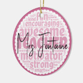 Personalisiert Teacher Ornament (Links)