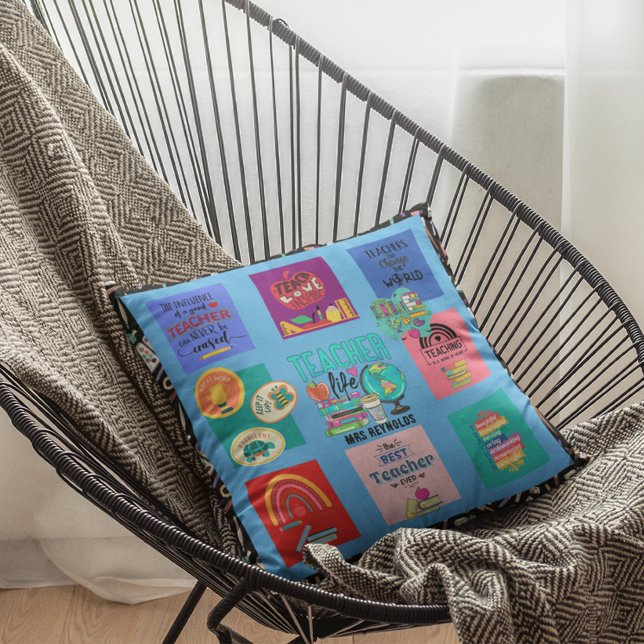 Personalisiert Teacher Quotes Geschenk Frau Vielen Kissen (Von Creator hochgeladen)