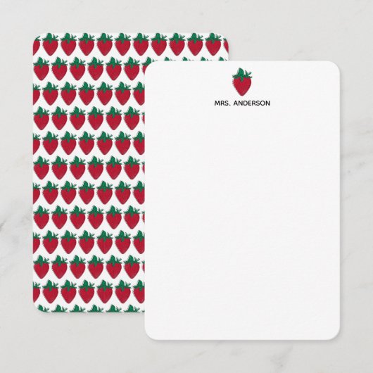 Personalisiert Teacher Stationery Einladung (Vorne/Hinten)