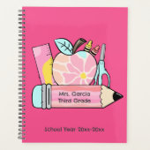 Personalisiert Teacher Themenplaner Planer (Vorderseite)