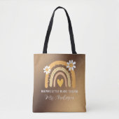 Personalisiert Teacher Tote Bag Tasche (Vorderseite)