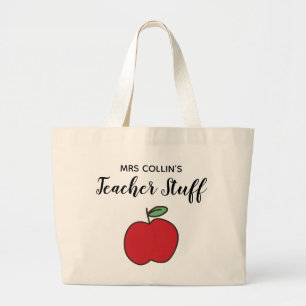 Personalisiert Teacher Tote Beutel Geschenk Jumbo Stoffbeutel