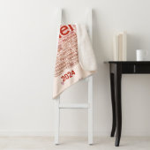 Personalisiert Teacher Word Art Applet Sherpadecke (Beispiel)