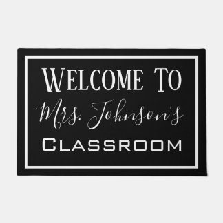 Personalisiert Teacher's Classroom Moderne Door Ma Fußmatte