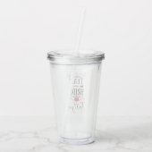PERSONALISIERT TEAM BRIDE BRAUTPARTY TUMBLER ACRYLTRINKBECHER (Rückseite)