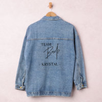 Personalisiert Team Bride Jacket
