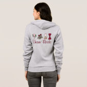 Personalisiert TEAM BRIDE Wedding Party Hoodie (Schwarz voll)