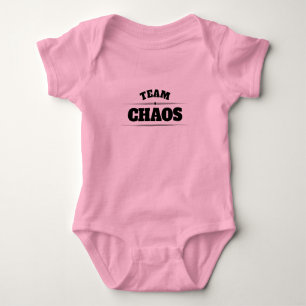 PERSONALISIERT TEAM CHAOS BABY STRAMPLER