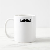 Personalisiert Team Groom Hier Mr. Mustache Kaffeetasse (Links)