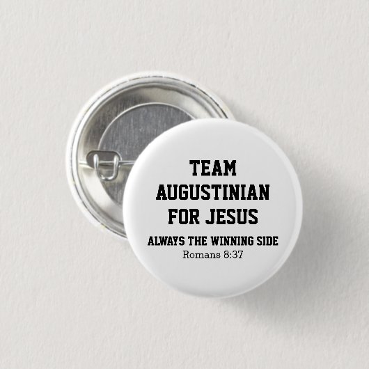 Personalisiert TEAM JESUS Button (Vorne & Hinten)