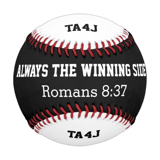 Personalisiert TEAM JESUS Christlich Baseball (Rückseite)