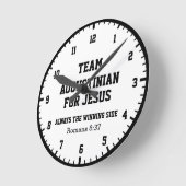 Personalisiert TEAM JESUS Christliche Uhr (Winkel)