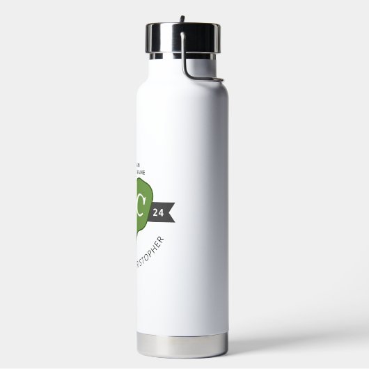 Personalisiert Team Player Pickleball Trinkflasche (Links)