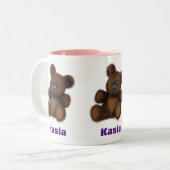 Personalisiert Teddy Bären Tasse - kubek (Vorderseite Links)