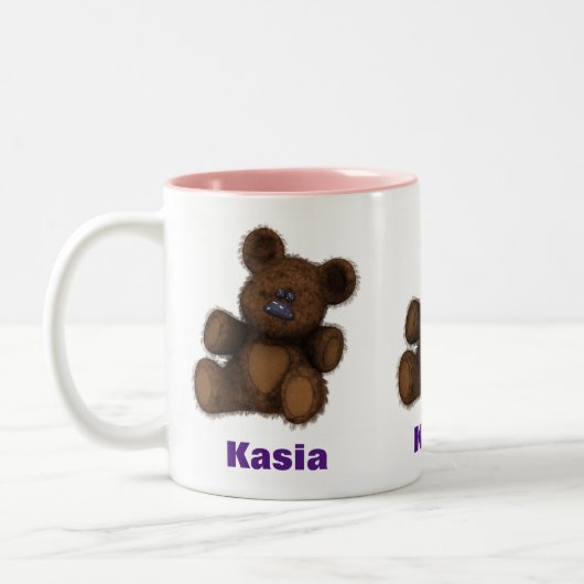 Personalisiert Teddy Bären Tasse - kubek (Links)