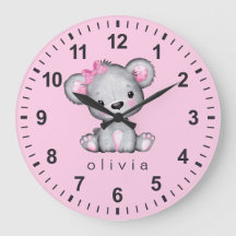 Personalisiert Teddy Bear Baby Girl Pink
