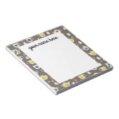 Personalisiert Tee Lover Notepad Notizblock (angewinkelt)