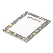 Personalisiert Tee Lover Notepad Notizblock (Rotiert)