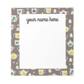 Personalisiert Tee Lover Notepad Notizblock (Vorderseite)