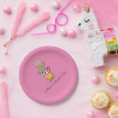 Personalisiert Tee Party Paper Tellers Bridal Pappteller (Party)