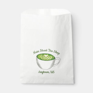 Personalisiert Tee Shop Japanisch Green Matcha Lat Geschenktütchen