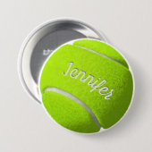 Personalisiert Tennis Ball Button (Vorne & Hinten)
