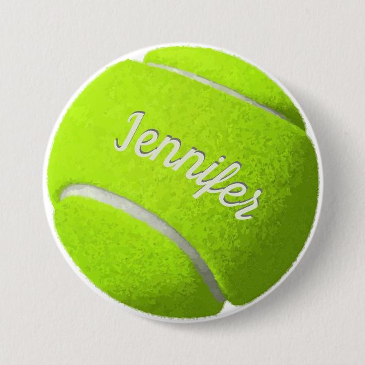 Personalisiert Tennis Ball Button (Vorderseite)