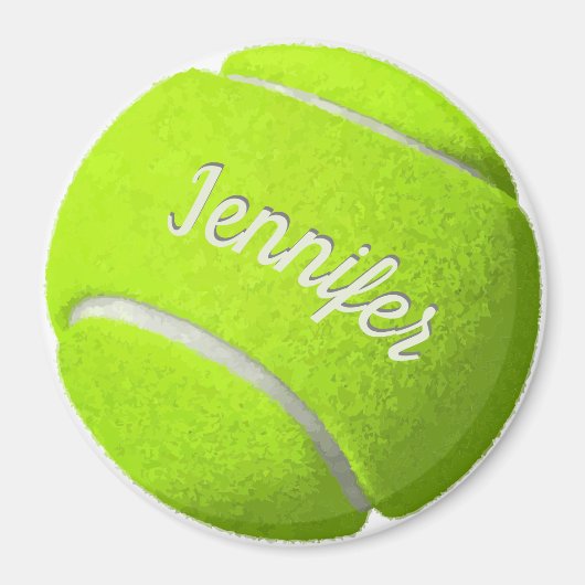 Personalisiert Tennis Ball Magnet (Vorne)