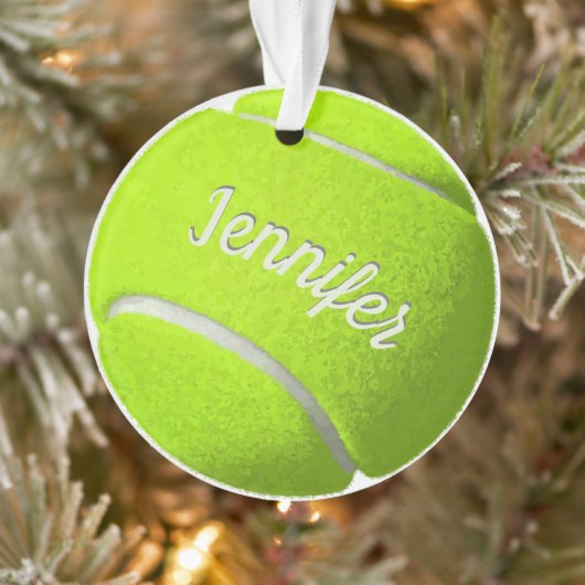 Personalisiert Tennis Ball Ornament (Baum)