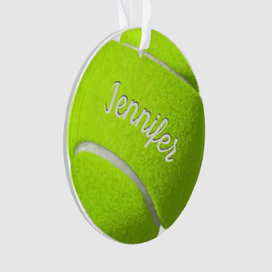 Personalisiert Tennis Ball Ornament (Vorderseite)