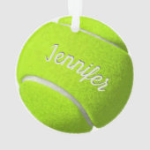 Personalisiert Tennis Ball Ornament (Rückseite)