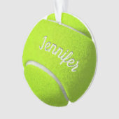 Personalisiert Tennis Ball Ornament (Vorderseite)