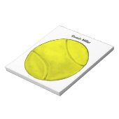 Personalisiert Tennis Notepad Notizblock (Rotiert)